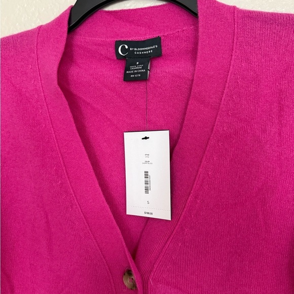 NWT C by Bloomingdale's Cashmere
Cashmere Grandfather Cardigan - Picture 4 of 4